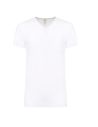 Alan Red Bamboo T Shirt Baltimora V-hals Wit
