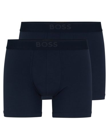 Hugo Boss Heren Boxershorts 2Pack Ultrasoft Dark Blue