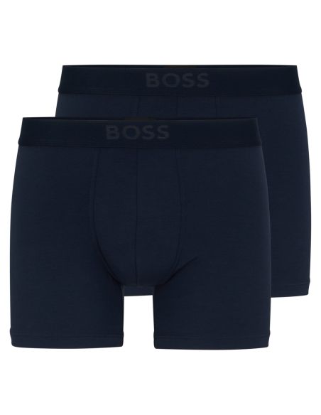Hugo Boss Heren Boxershorts 2Pack Ultrasoft Dark Blue