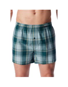 Schiesser Woven Boxershort 2Pack Green Mix 912 2