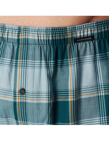 Schiesser Woven Boxershort 2Pack Green Mix 912