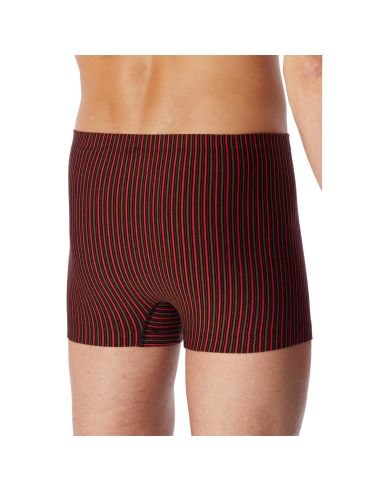 Schiesser Short 95/5 Organic 3Pack Red Stripe 930