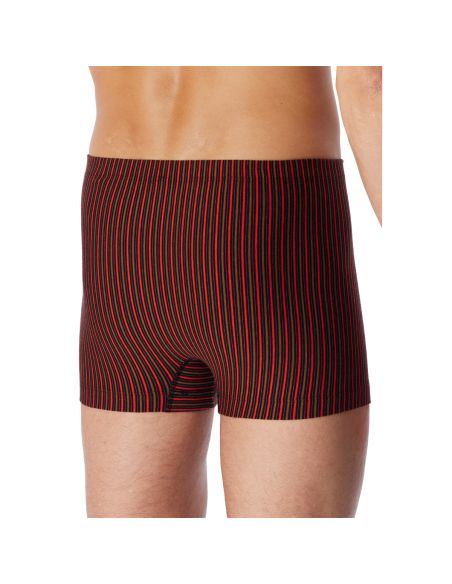 Schiesser Short 95/5 Organic 3Pack Red Stripe 930