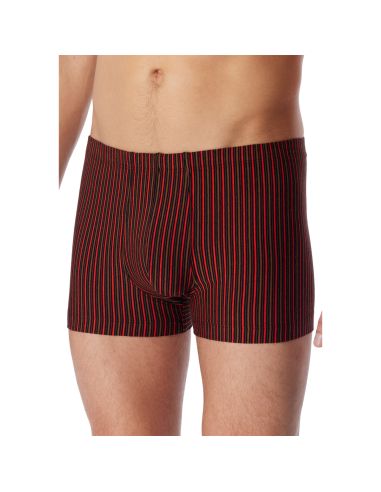 Schiesser Short 95/5 Organic 3Pack Red Stripe 930