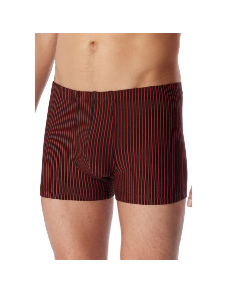 Schiesser Short 95/5 Organic 3Pack Red Stripe 930
