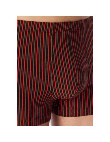 Schiesser Short 95/5 Organic 3Pack Red Stripe 930