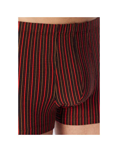 Schiesser Short 95/5 Organic 3Pack Red Stripe 930