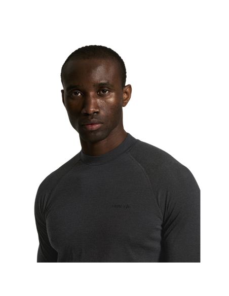 Craft Heren Thermo Wool Comfort Longsleeve Shirt Zwart