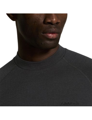 Craft Heren Thermo Wool Comfort Longsleeve Shirt Zwart
