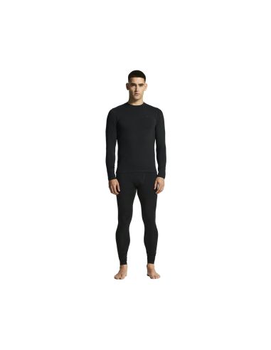 Craft Heren Thermo Wool 95 Longsleeve Shirt Zwart