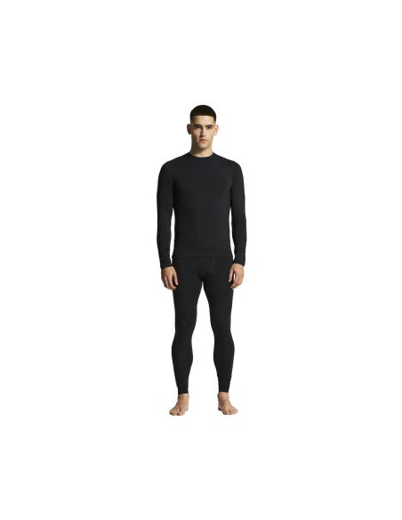 Craft Heren Thermo Wool 95 Longsleeve Shirt Zwart