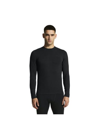Craft Heren Thermo Wool 95 Longsleeve Shirt Zwart