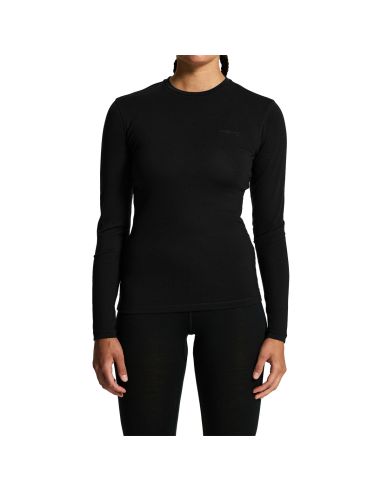 Craft Dames Thermo Core Wool Merino Longsleeve Shirt Gemeleerd