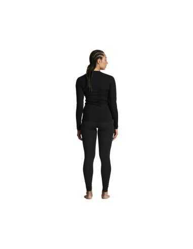 Craft Dames Thermo Core Wool Merino Longsleeve Shirt Gemeleerd