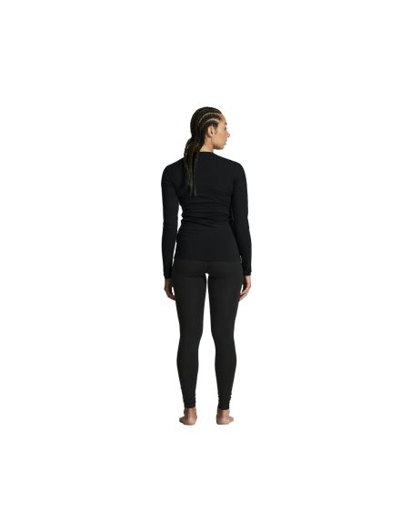 Craft Dames Thermo Core Wool Merino Longsleeve Shirt Gemeleerd