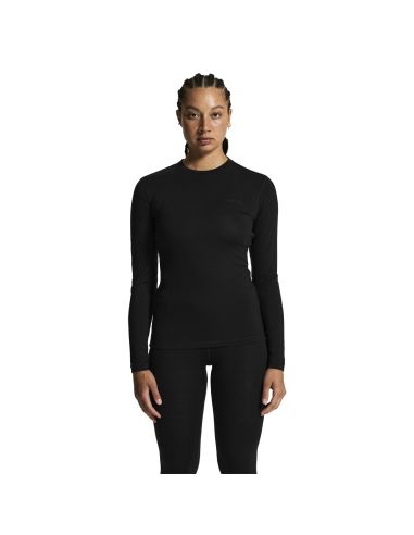 Craft Dames Thermo Core Wool Merino Longsleeve Shirt Gemeleerd