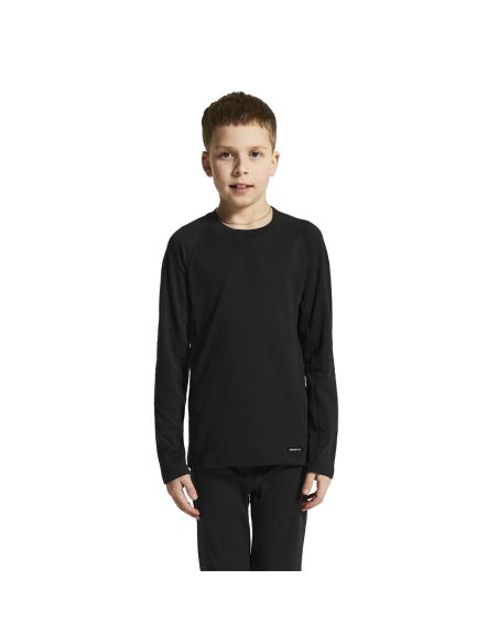 Craft Kids Thermo T-shirt Lange mouwen Baselayer Zwart