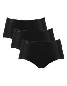 Sloggi 24/7 Microfibre Midi C3P Zwart