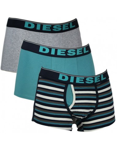 Diesel Semaji 3Pack Boxershort Petrol Grey Stripe