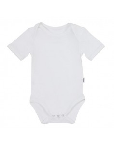 Claesen's Romper Wit Korte Mouw