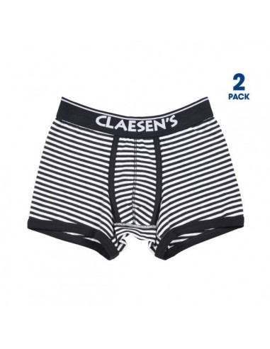 Boom Familielid Opnemen Claesen's Jongens 2Pack Boxershorts Navy White Stripes