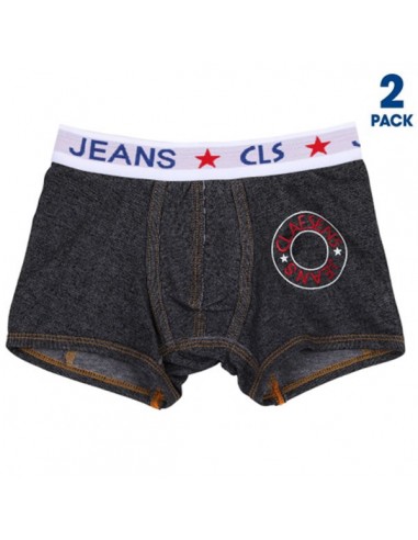 Claesen's Jongens 2Pack Boxershorts Denim