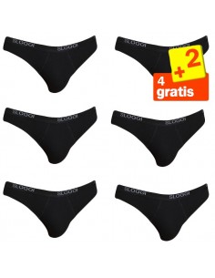 Sloggi Men Basic Mini Zwart 4+2 gratis 6 Pack 2