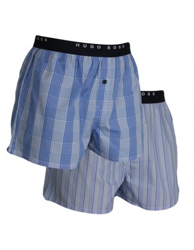 Hugo Boss Woven Boxershorts 2Pack Open Blue