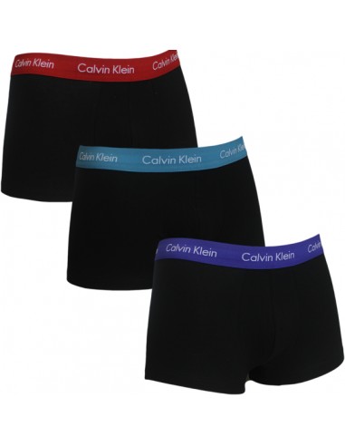 Calvin Klein Ondergoed Low Rise Trunk Blue purple grey Mix 3Pack 