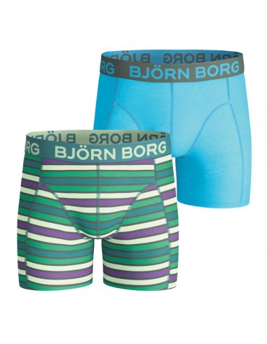 Bjorn Borg Woodland Stripe Fanfare 2Pack Boxershorts Jongens Ondergoed