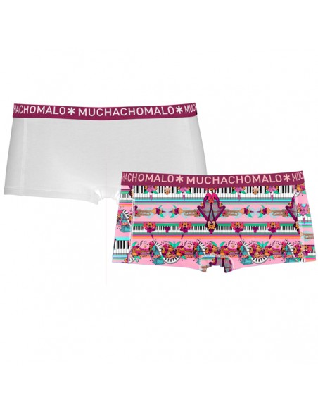 MuchachoMalo Music Short 2Pack Dames Ondergoed