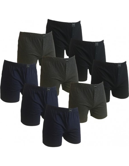 Gino Santi (Suaque) Klassieke boxer 9 pak Navy, zwart, blauw