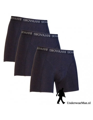 Giovanni Boxershorts 3 pak blauw Heren Ondergoed
