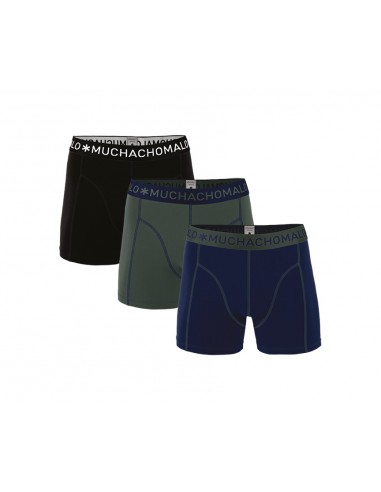 MuchachoMalo Solid 186 Deep 3Pack Heren Boxershorts