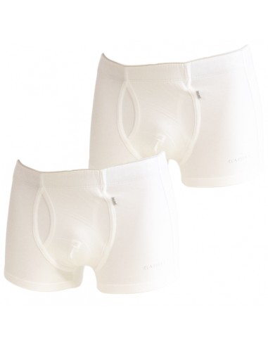 Claesens Heren boxer gulp white 2pack