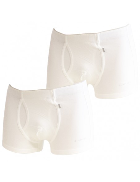 Claesens Heren boxer gulp white 2pack
