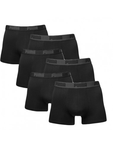 Puma Boxershort 6 pack Zwart