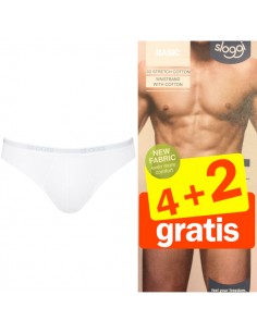 Sloggi Men Basic Mini Wit  4+2 gratis 6 Pack 2