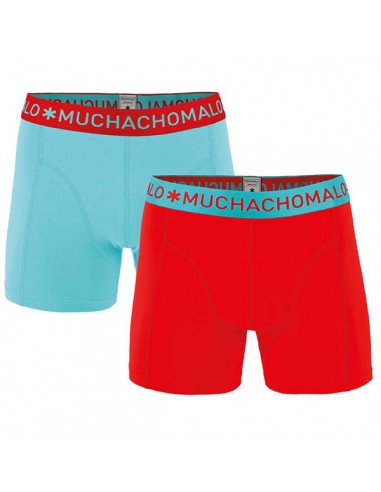 MuchachoMalo Solid 180 Bright Red Blue 2Pack Kinder Ondergoed