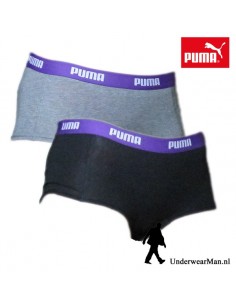 Puma Mini Short Black Grey 2Pack