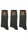 Suaque Heren sokken 3Pack 43-46 Cotton Comfort dark grey