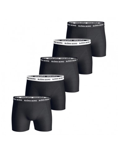 Björn Borg Boxershorts 5Pack Solids Black