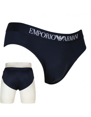 Emporio Armani Slip Brief Microfiber Blauw