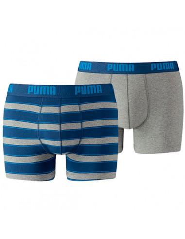 Puma Boxershort 2Pack RUGBY STRIPE Blue