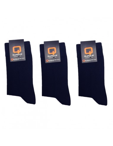 Suaque Heren sokken 3Pack 39-42 Cotton Comfort Navy