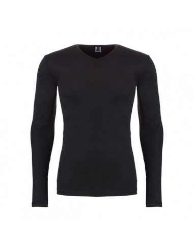 Ten Cate Heren Thermo V-Shirt Longsleeve Zwart