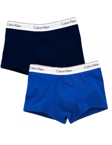 Calvin Klein Ondergoed Modern Cotton Stretch Trunk Blue dark blue 2Pack