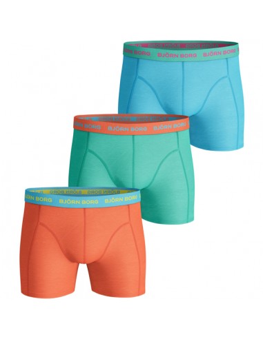 Björn Borg Boxershorts 3 Pack ESSENTIALS Green Blue Red