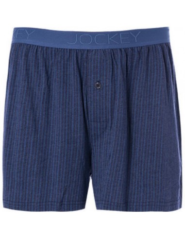 Jockey Boxershort Klassiek Woven Stipe Blue Horizon