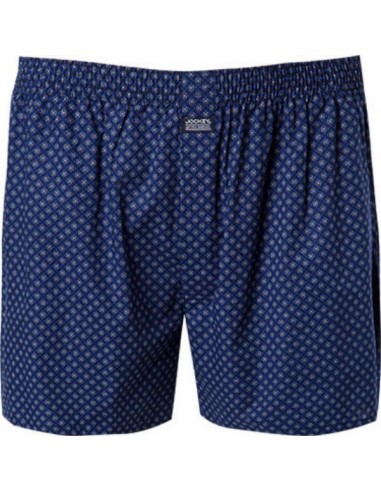 Jockey Boxershort Klassiek Woven Geblokt Maritime Blue